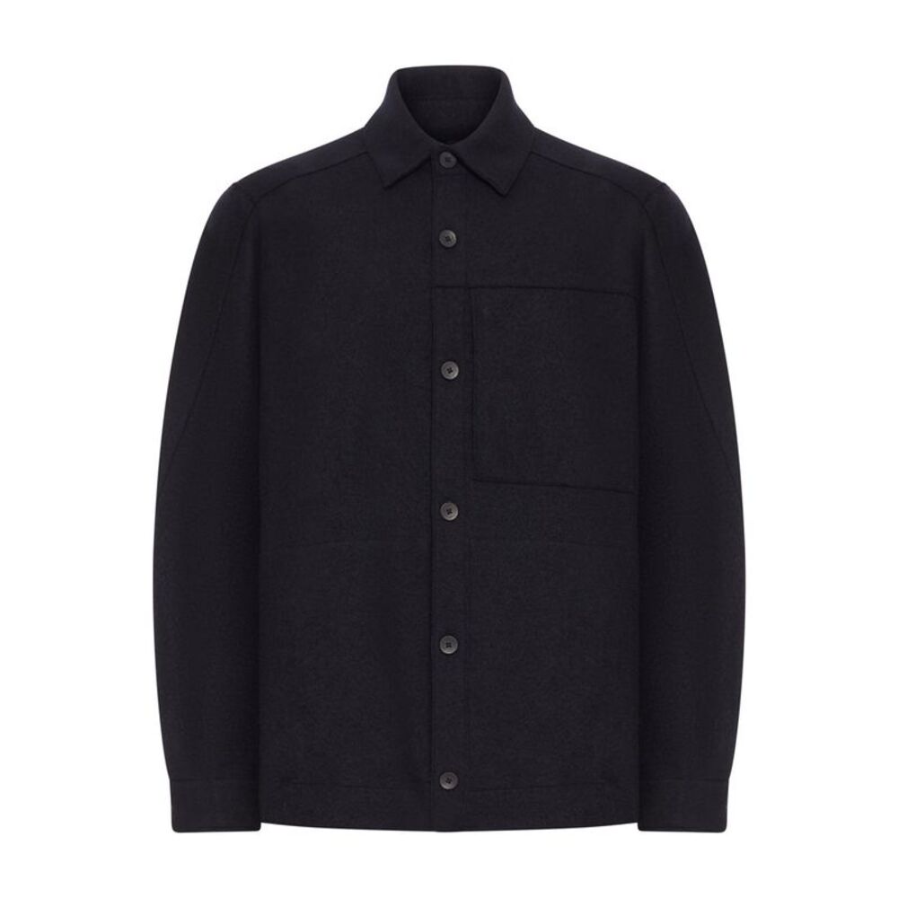 Transit Men Virgin Wool Overshirt